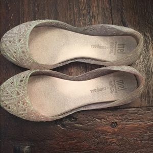 MELISSA MEL CAMPANA ZIG ZAG WHITE GLASS